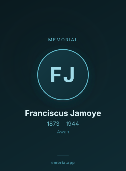 Memorial portrait of Franciscus Jamoye