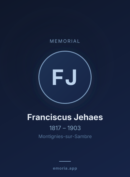 Memorial portrait of Franciscus Jehaes
