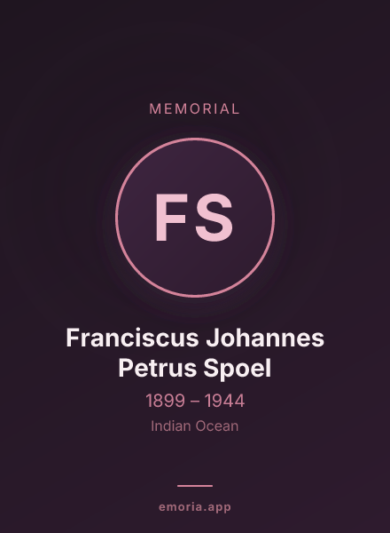 Memorial portrait of Franciscus Johannes Petrus Spoel