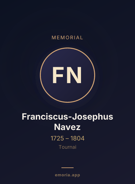 Memorial portrait of Franciscus-Josephus Navez