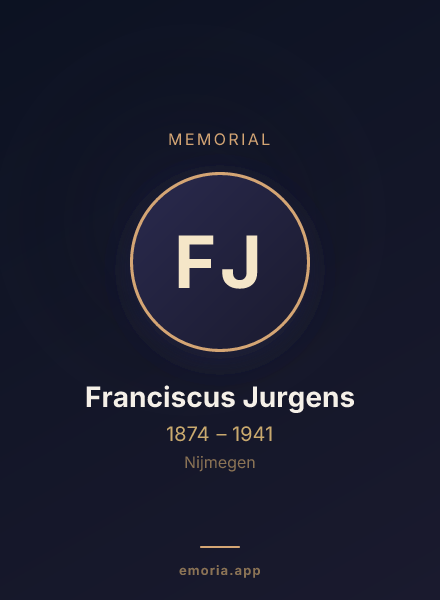 Memorial portrait of Franciscus Jurgens