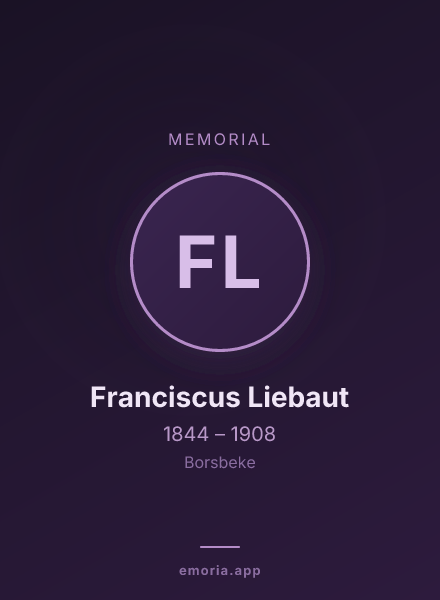 Memorial portrait of Franciscus Liebaut