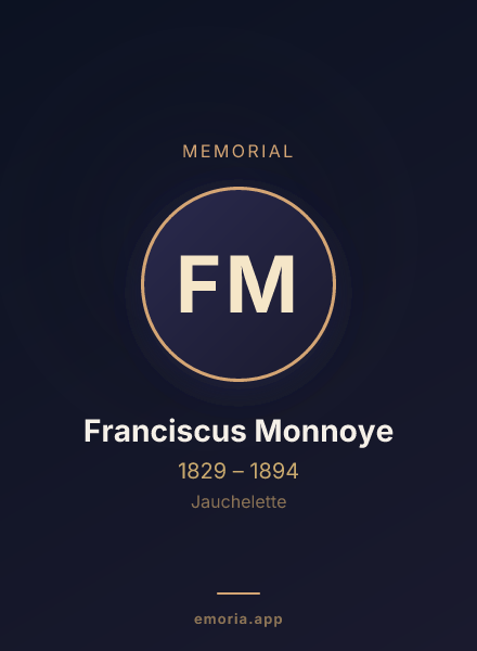 Memorial portrait of Franciscus Monnoye