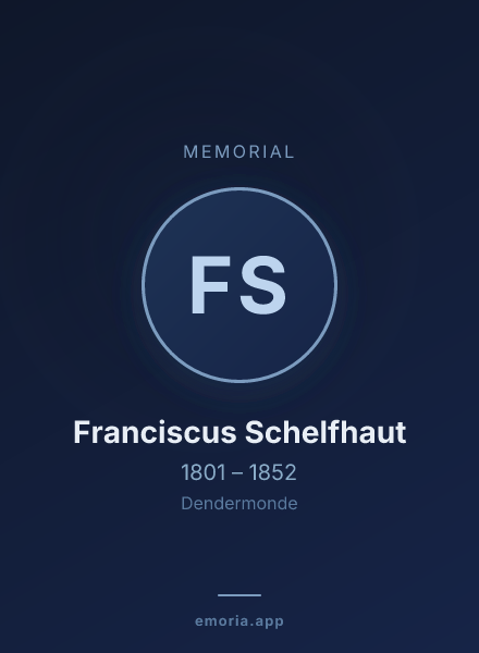 Memorial portrait of Franciscus Schelfhaut