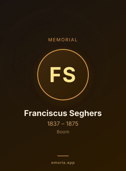 Memorial portrait of Franciscus Seghers