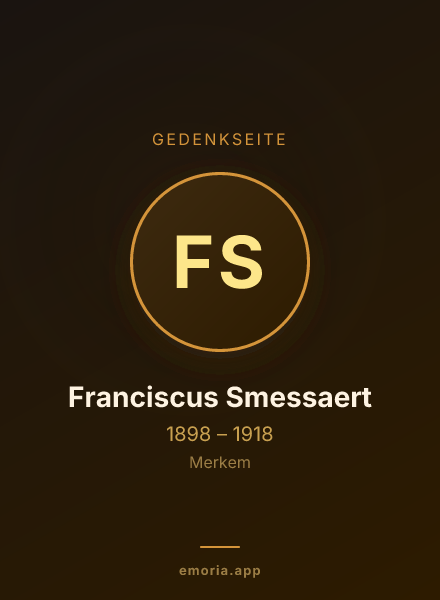 Gedenkportrait von Franciscus Smessaert
