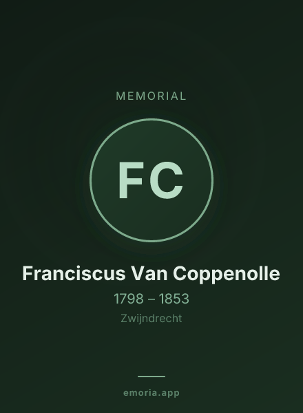 Memorial portrait of Franciscus Van Coppenolle