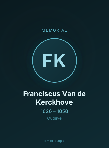 Memorial portrait of Franciscus Van de Kerckhove