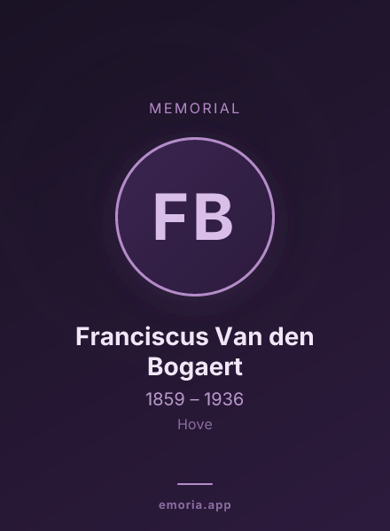 Memorial portrait of Franciscus Van den Bogaert