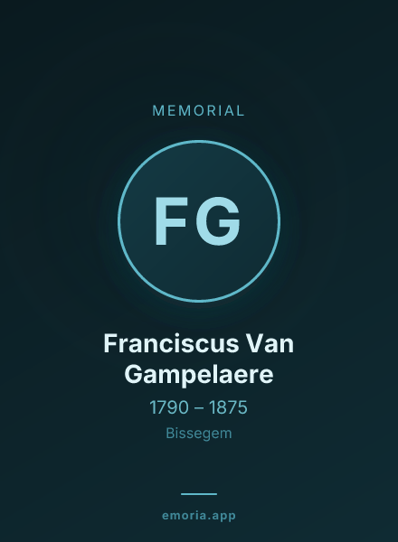 Memorial portrait of Franciscus Van Gampelaere