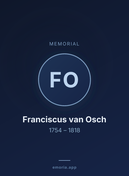 Memorial portrait of Franciscus van Osch