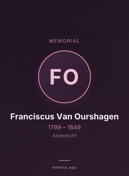 Memorial portrait of Franciscus Van Ourshagen