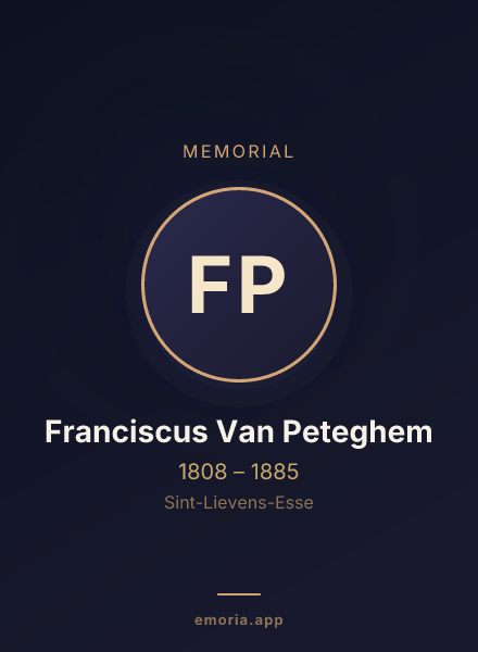 Memorial portrait of Franciscus Van Peteghem