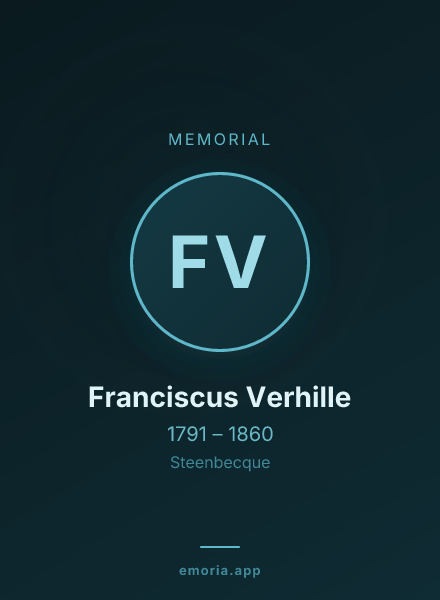 Memorial portrait of Franciscus Verhille