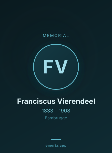 Memorial portrait of Franciscus Vierendeel