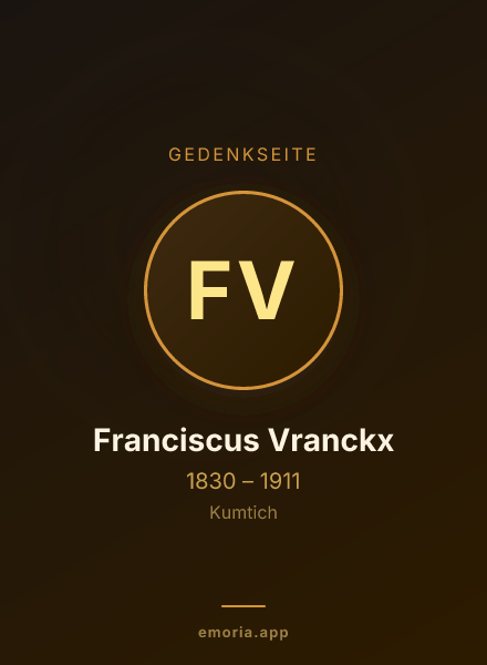 Gedenkportrait von Franciscus Vranckx