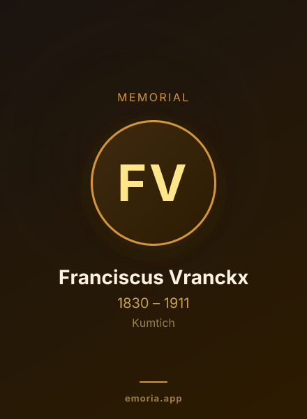 Memorial portrait of Franciscus Vranckx