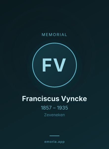 Memorial portrait of Franciscus Vyncke