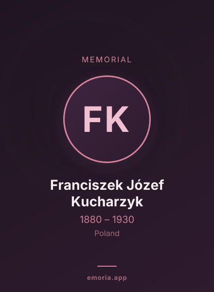 Memorial portrait of Franciszek Józef Kucharzyk