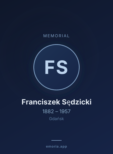 Memorial portrait of Franciszek Sędzicki