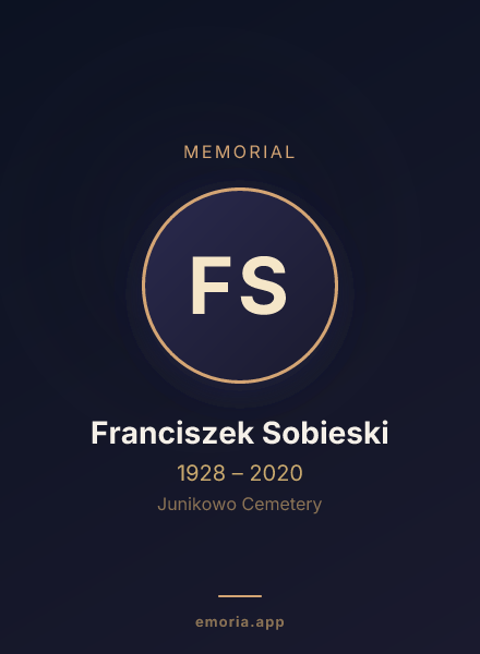 Memorial portrait of Franciszek Sobieski