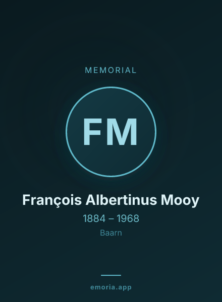Memorial portrait of François Albertinus Mooy