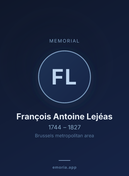 Memorial portrait of François Antoine Lejéas