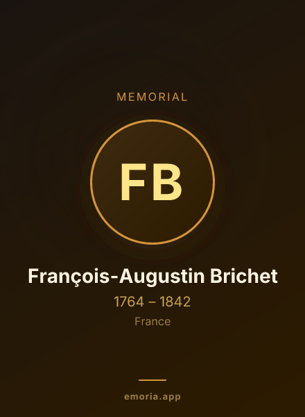 Memorial portrait of François-Augustin Brichet