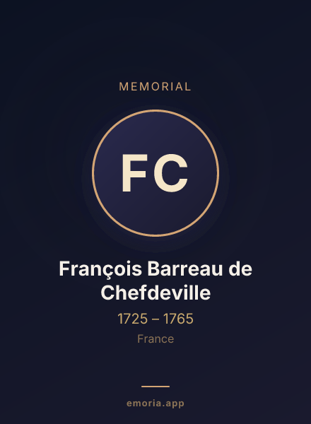 Memorial portrait of François Barreau de Chefdeville