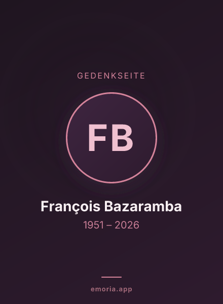 Gedenkportrait von François Bazaramba
