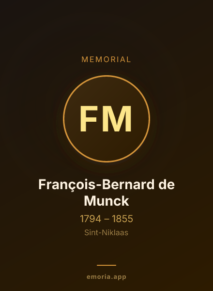 Memorial portrait of François-Bernard de Munck