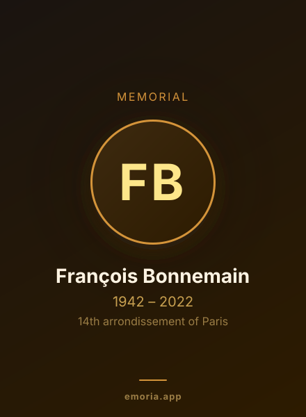 Memorial portrait of François Bonnemain