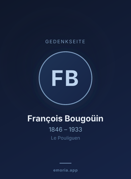 Gedenkportrait von François Bougoüin