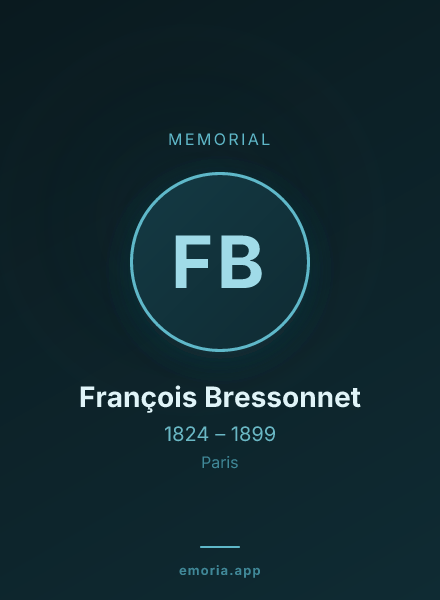 Memorial portrait of François Bressonnet