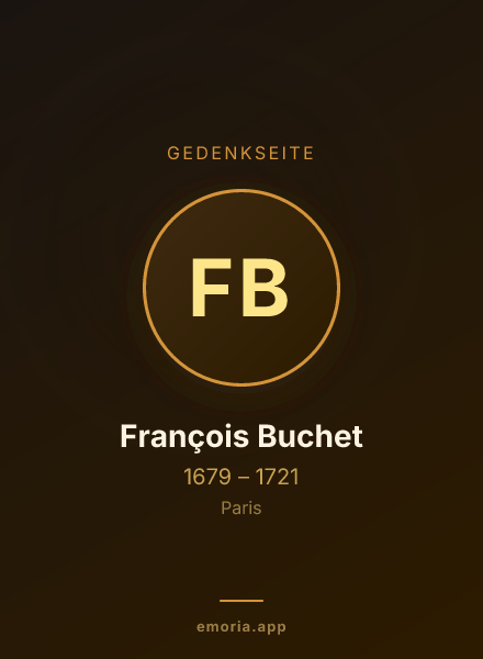 Gedenkportrait von François Buchet