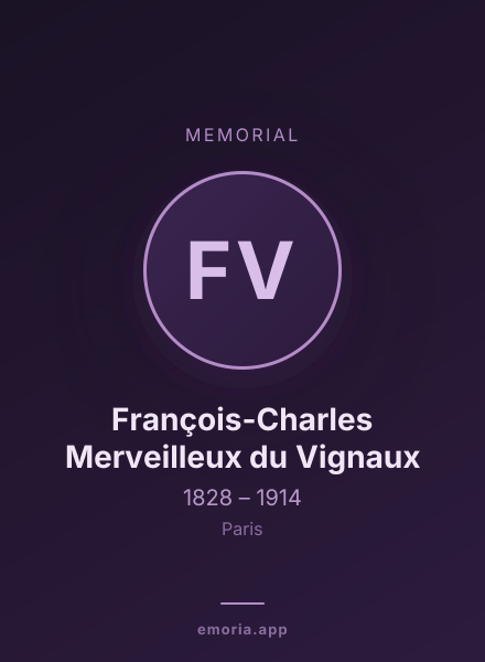 Memorial portrait of François-Charles Merveilleux du Vignaux