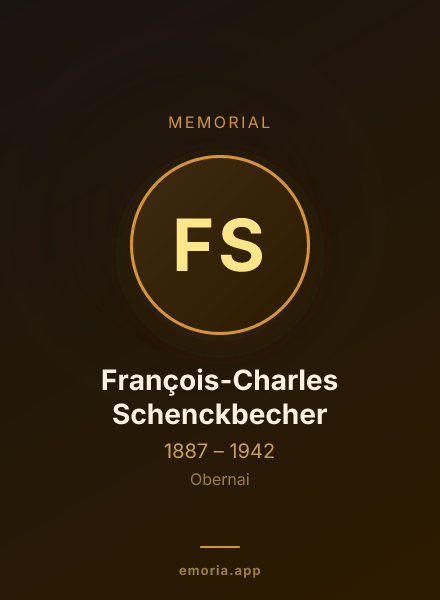 Memorial portrait of François-Charles Schenckbecher