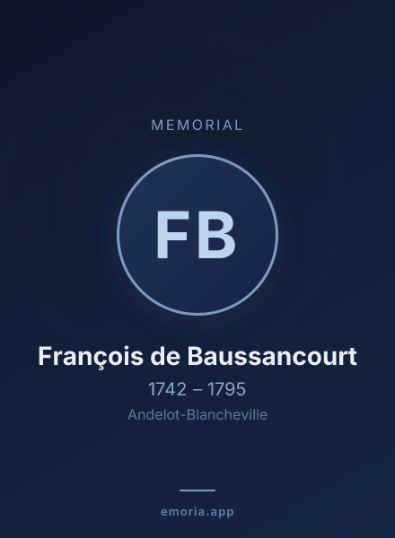 Memorial portrait of François de Baussancourt