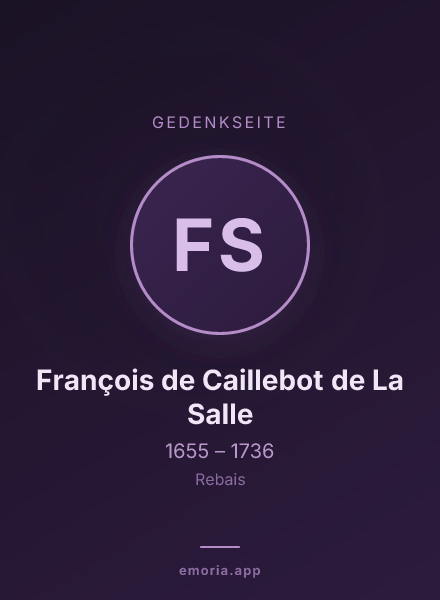 Gedenkportrait von François de Caillebot de La Salle