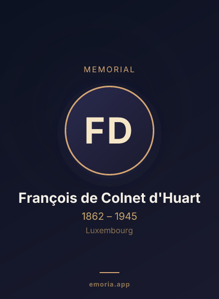 Memorial portrait of François de Colnet d'Huart