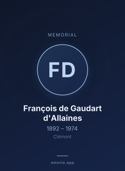Memorial portrait of François de Gaudart d'Allaines