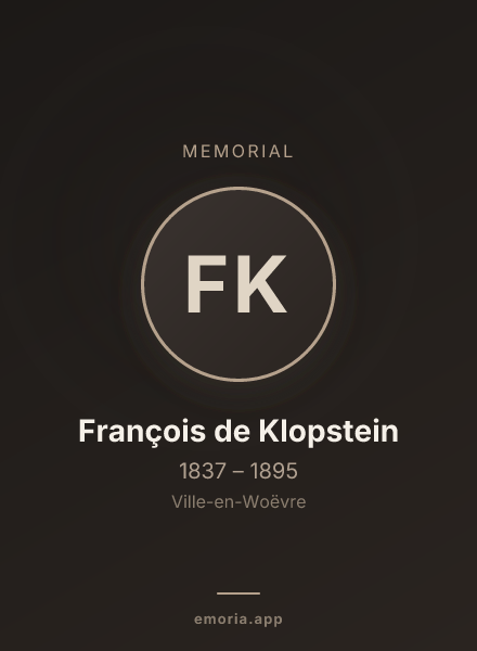 Memorial portrait of François de Klopstein