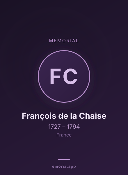 Memorial portrait of François de la Chaise