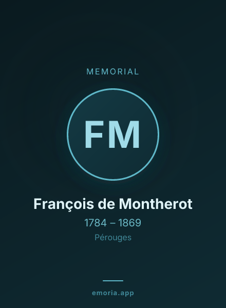 Memorial portrait of François de Montherot