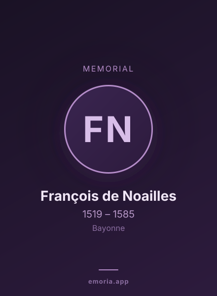 Memorial portrait of François de Noailles