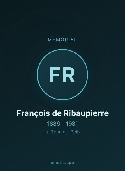Memorial portrait of François de Ribaupierre