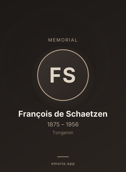 Memorial portrait of François de Schaetzen