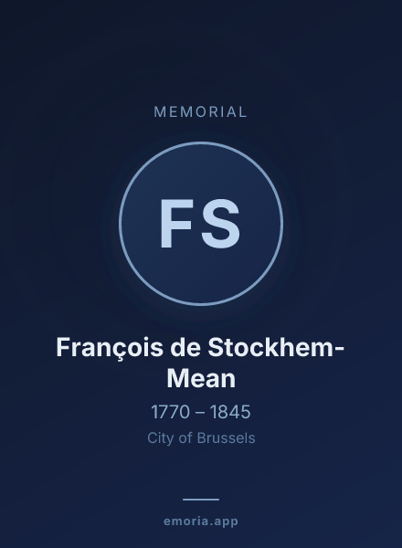 Memorial portrait of François de Stockhem-Mean