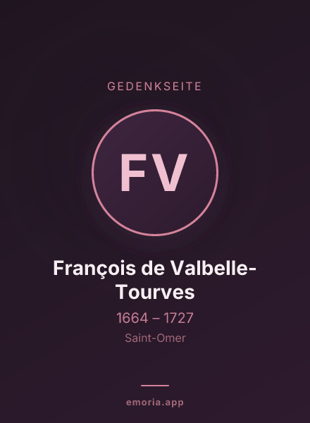 Gedenkportrait von François de Valbelle-Tourves