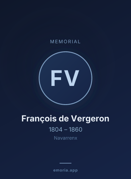 Memorial portrait of François de Vergeron